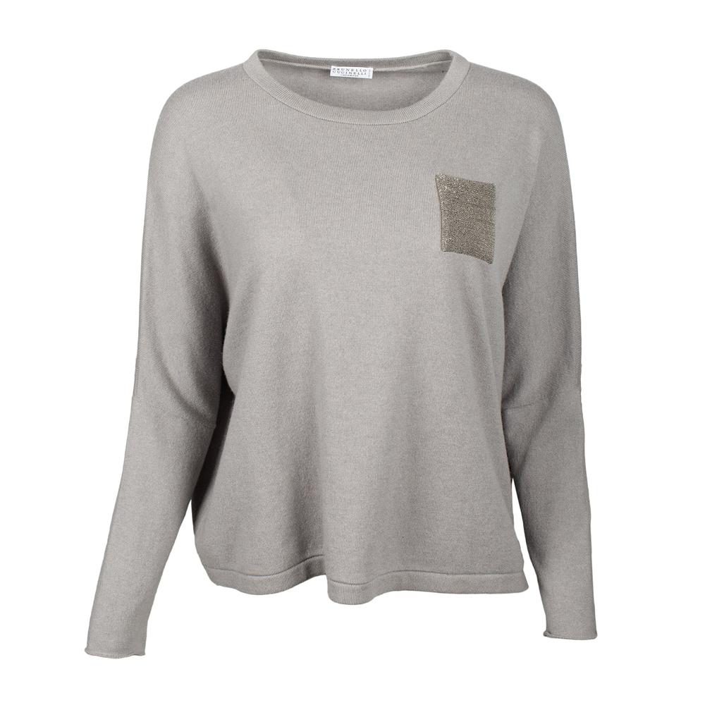 Brunello Cucinelli Monili Size Medium Crewneck Sweater