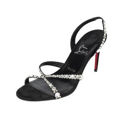 Christian Louboutin Emilie Strass Size 40 Slingback Sandals