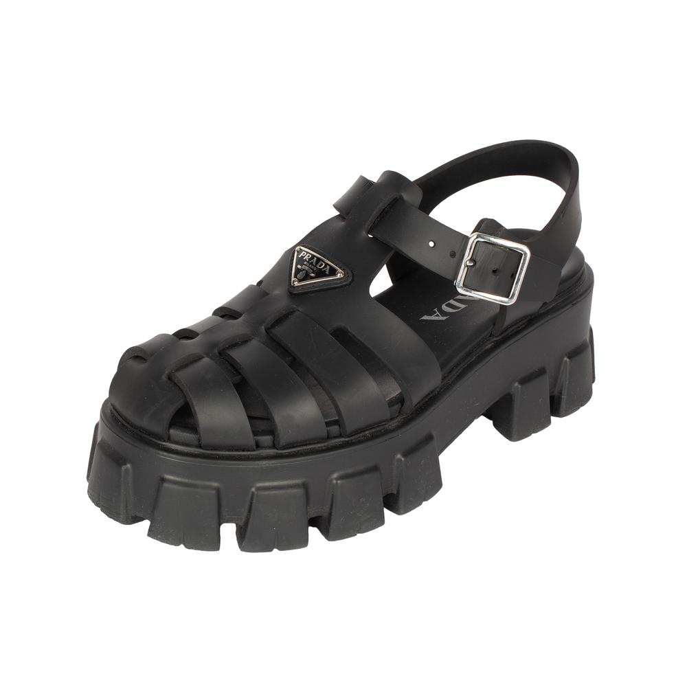 Prada Monolith Size 38 Sandals