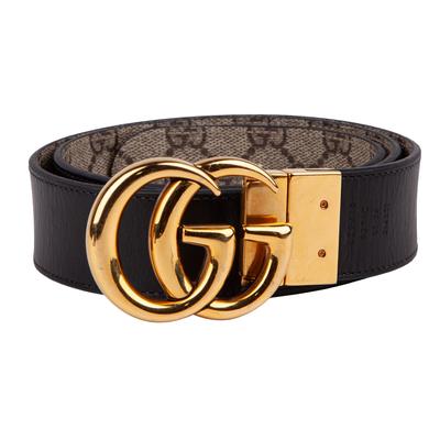 Gucci Black Reversible Belt