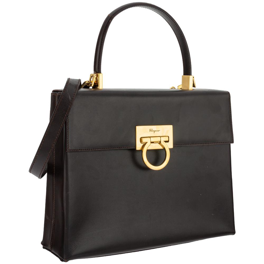 Salvatore Ferragamo Brown Handbag
