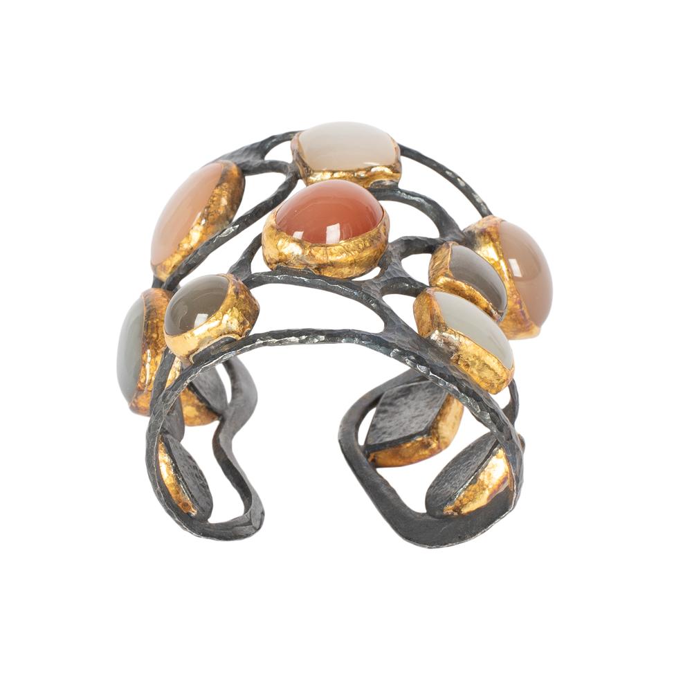 Ara Atoll Multi Stone Cuff