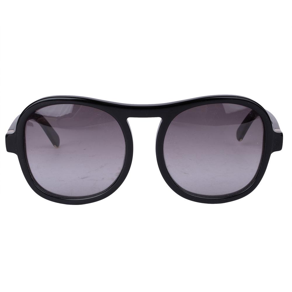 Chloe Black Round Sunglasses