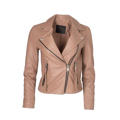 All Saints Size 4 Brown Leather Jacket