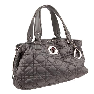 Christian Dior Grey Nylon Handbag
