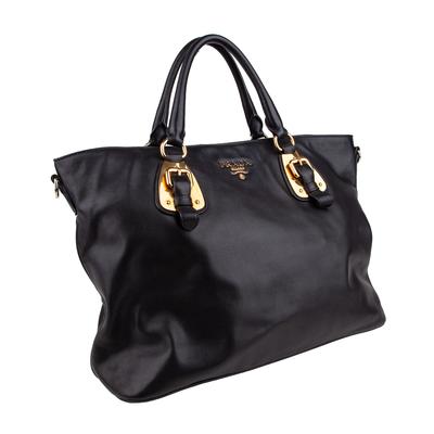 Prada Black Leather Handbag