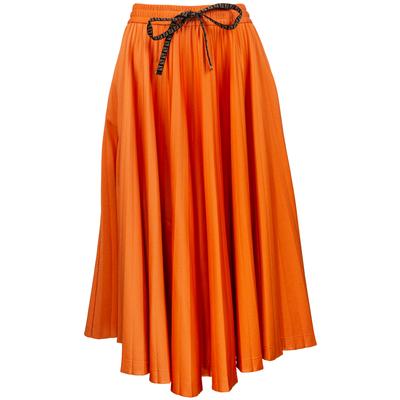 Fendi Size 40 Orange Skirt