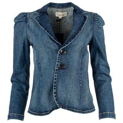 Nili Lotan Size 2 Blue Denim Jacket