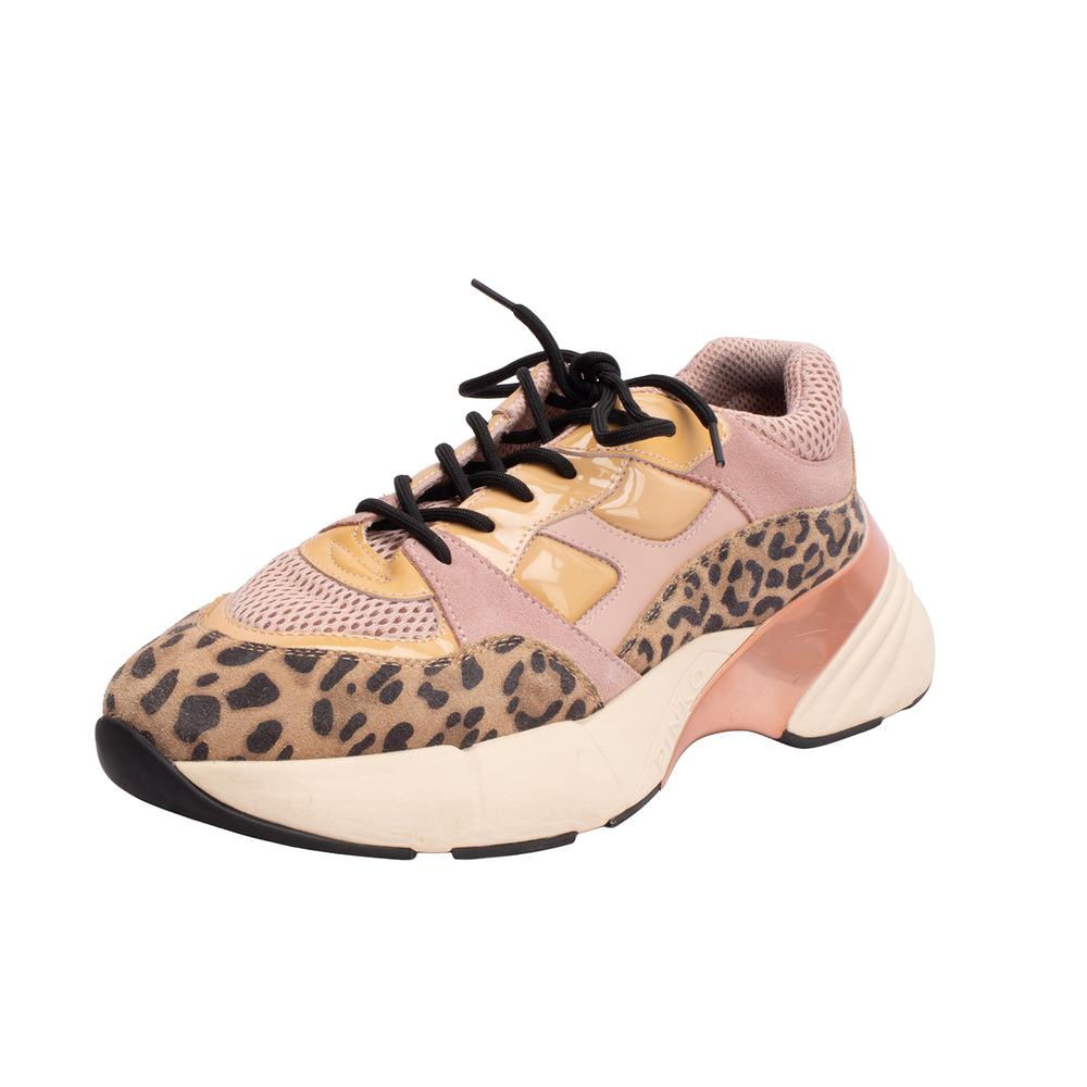 Pinko Size 40 Leopard Sneakers