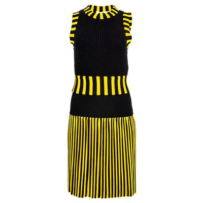 Givenchy Size XS Black & Yellow 2 Piece Top & Skirt