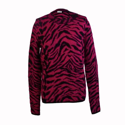 Saint Laurent Size XS Pink Leopard Sweater