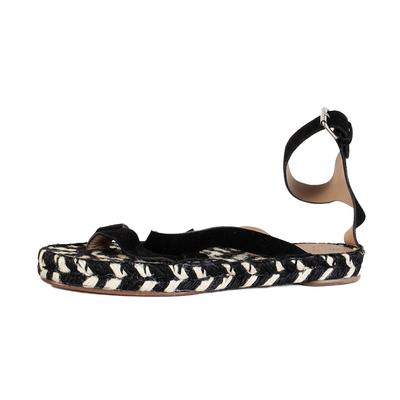 Proenza Schouler Size 36 Black Espadrille Sandal