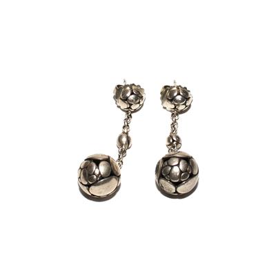John Hardy Sterling Silver Ball Earrings