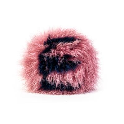 Fendi Pink Pom Pom Bag Charm Fur 