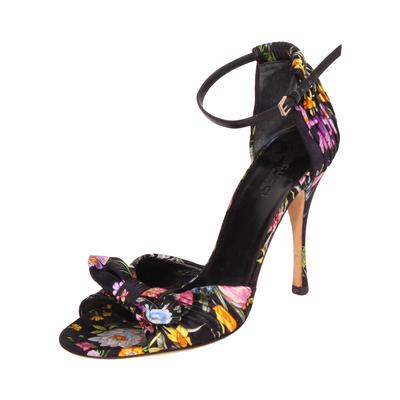 Gucci Size 7.5 Floral Satin High Heels