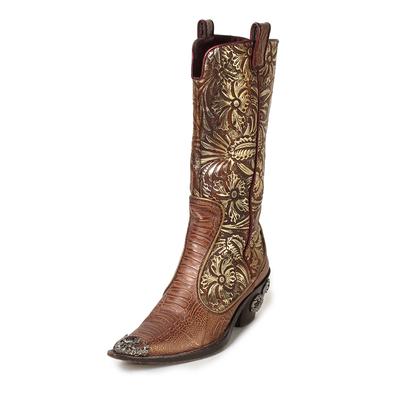 Giuseppe Zanotti Size 37.5 Metallic Cowboy Boots 