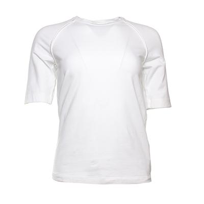 Brunello Cucinelli Size Medium White Baseball Shirt