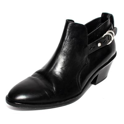 Rag & Bone Size 38 Black Leather Ankle Boots