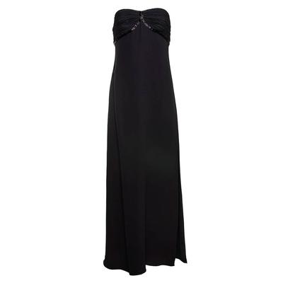 Armani Collezioni Size 8 Black Maxi Dress
