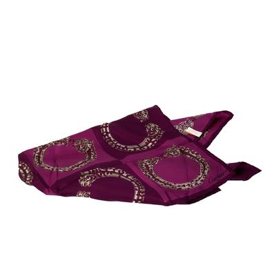 Cartier Purple Panther Scarf