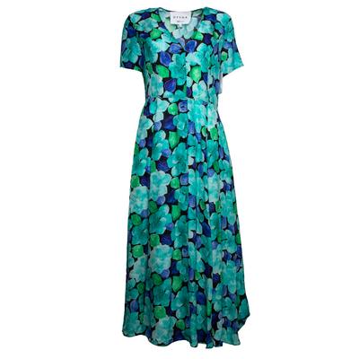  Dyvna Size Medium Blue Floral Maxi Dress