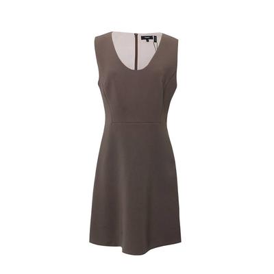 New Theory Size 8 Brown Dress