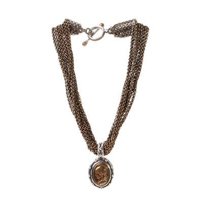 Stephen Dweck Copper Pendant Necklace