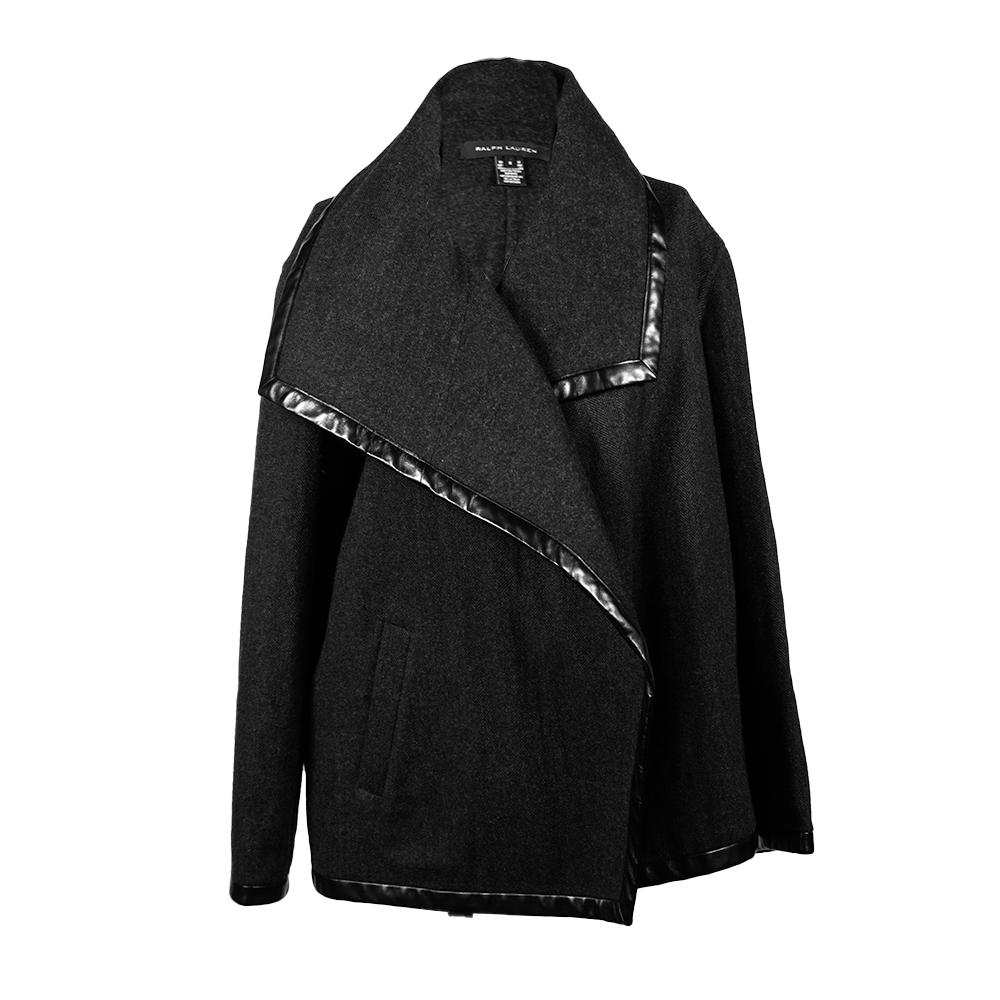  Ralph Lauren Size 6 Wool Black Jacket