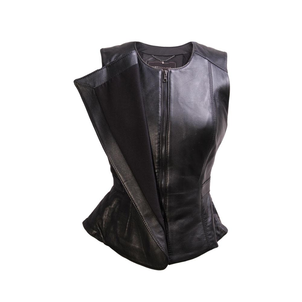  Bcbg Size Xxs Leather Vest