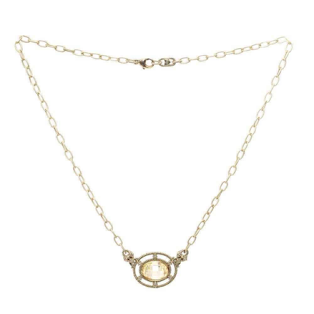  R & Co.14k Gold Link Necklace