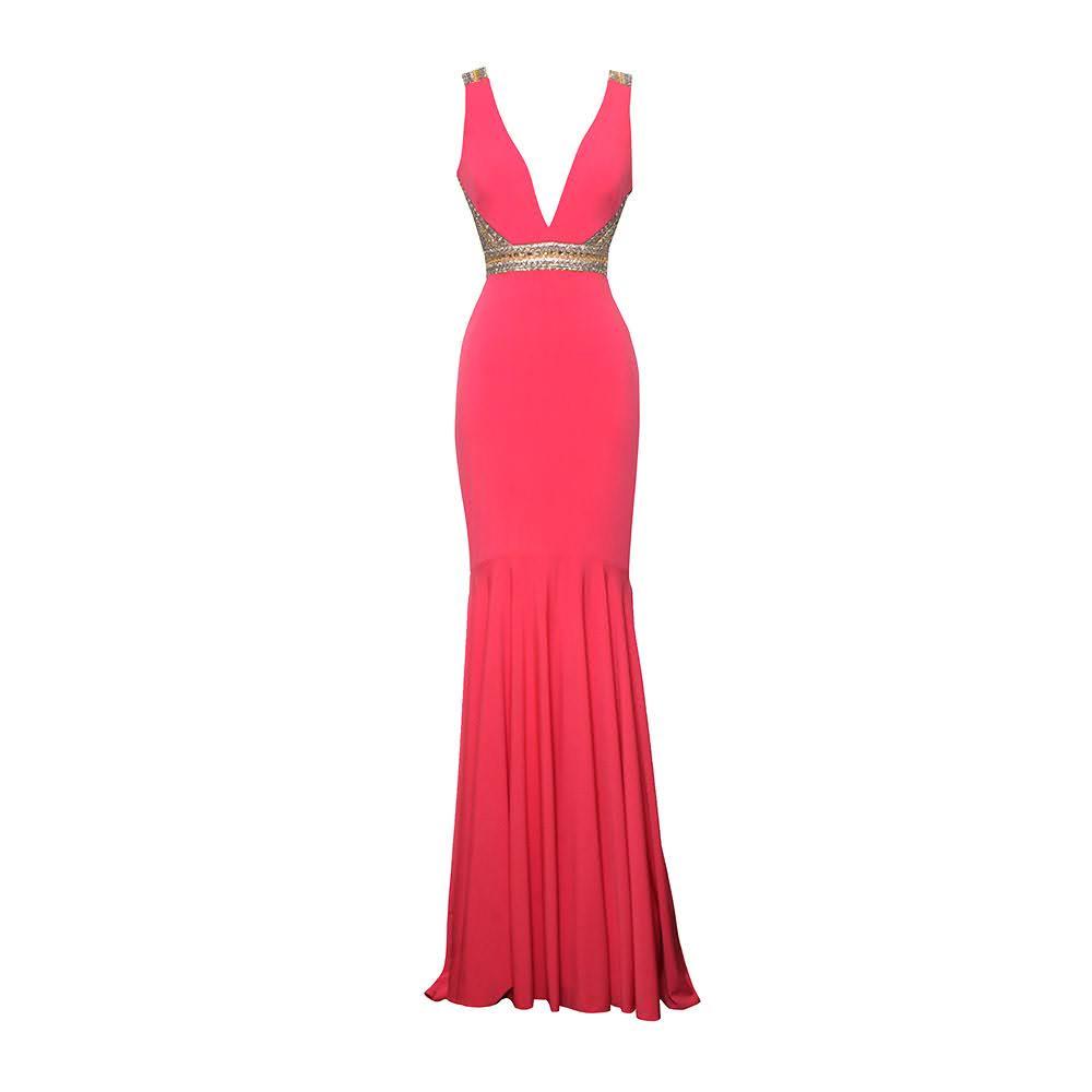  New Terani Size 2 Pink Gown