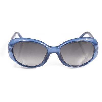 Fendi Blue Oval Frame Sunglasses