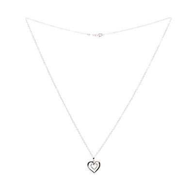 925 Diamond Heart Necklace