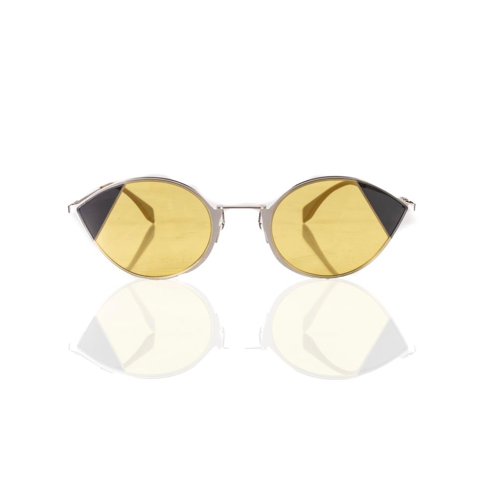  Fendi Yellow Cat- Eye Sunglasses
