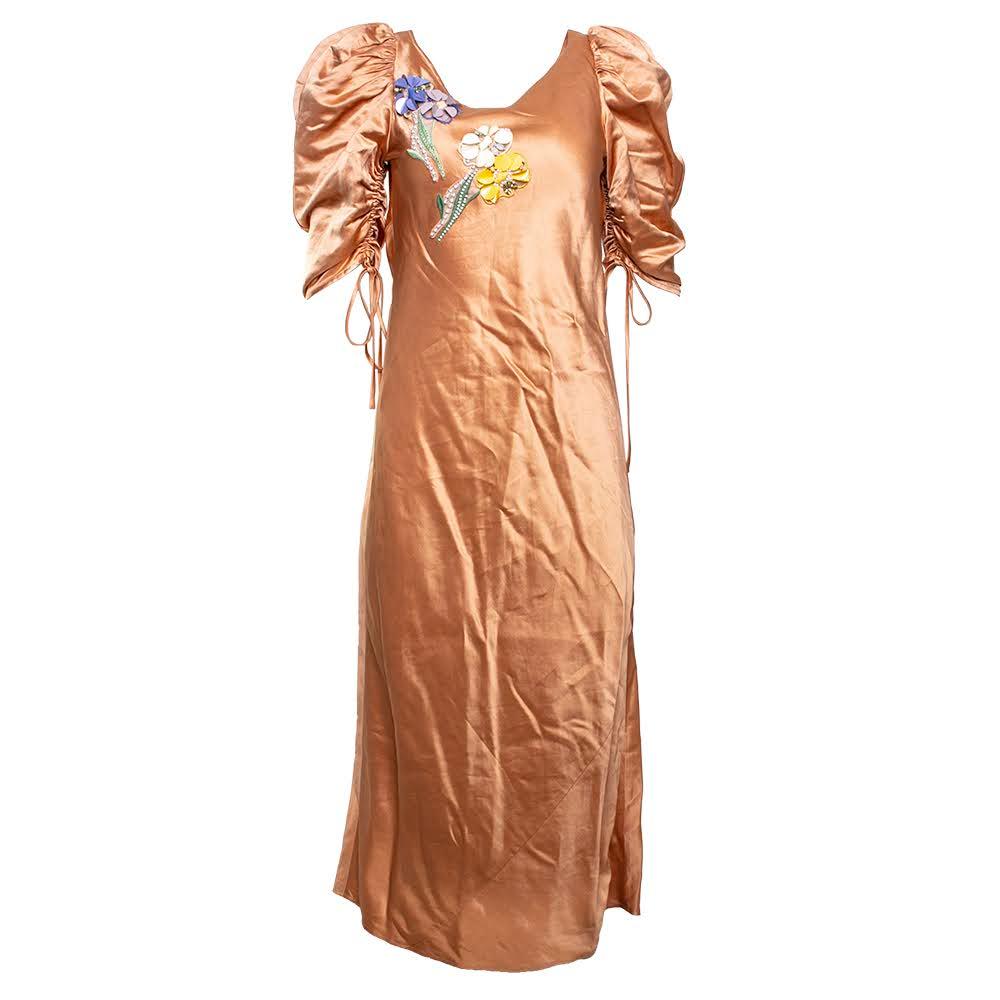 Tory Burch Size 4 Orange Dress