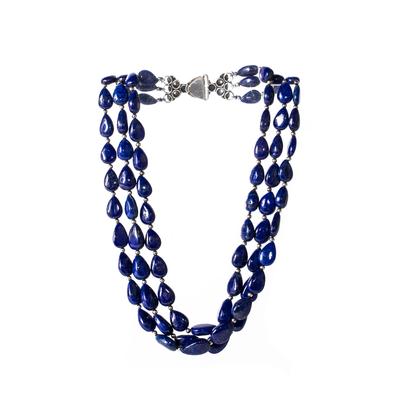 Lapis Multi-Strand Blue Necklace
