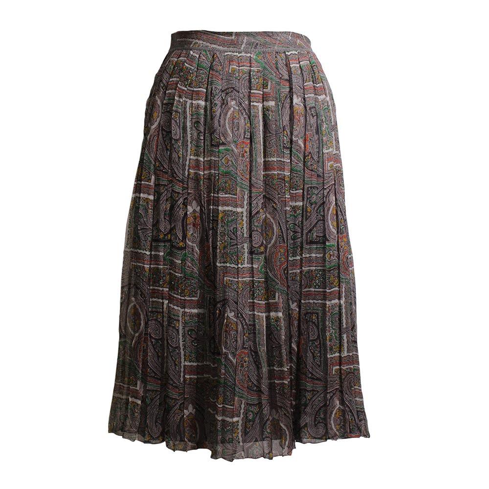  Prada Size 40 Paisley Floral Skirt