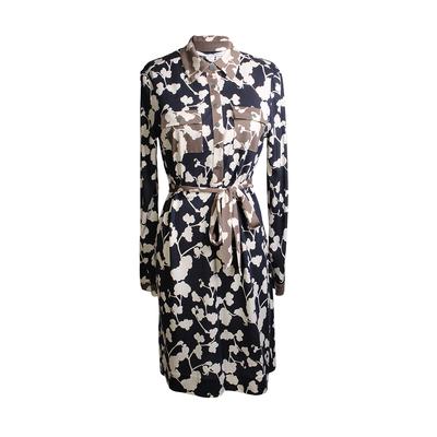 New Diane Von Furstenberg Size 0 Floral Print Dress