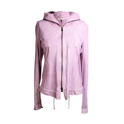 New Roncarati Size 42 Lavender Suede Hoodie