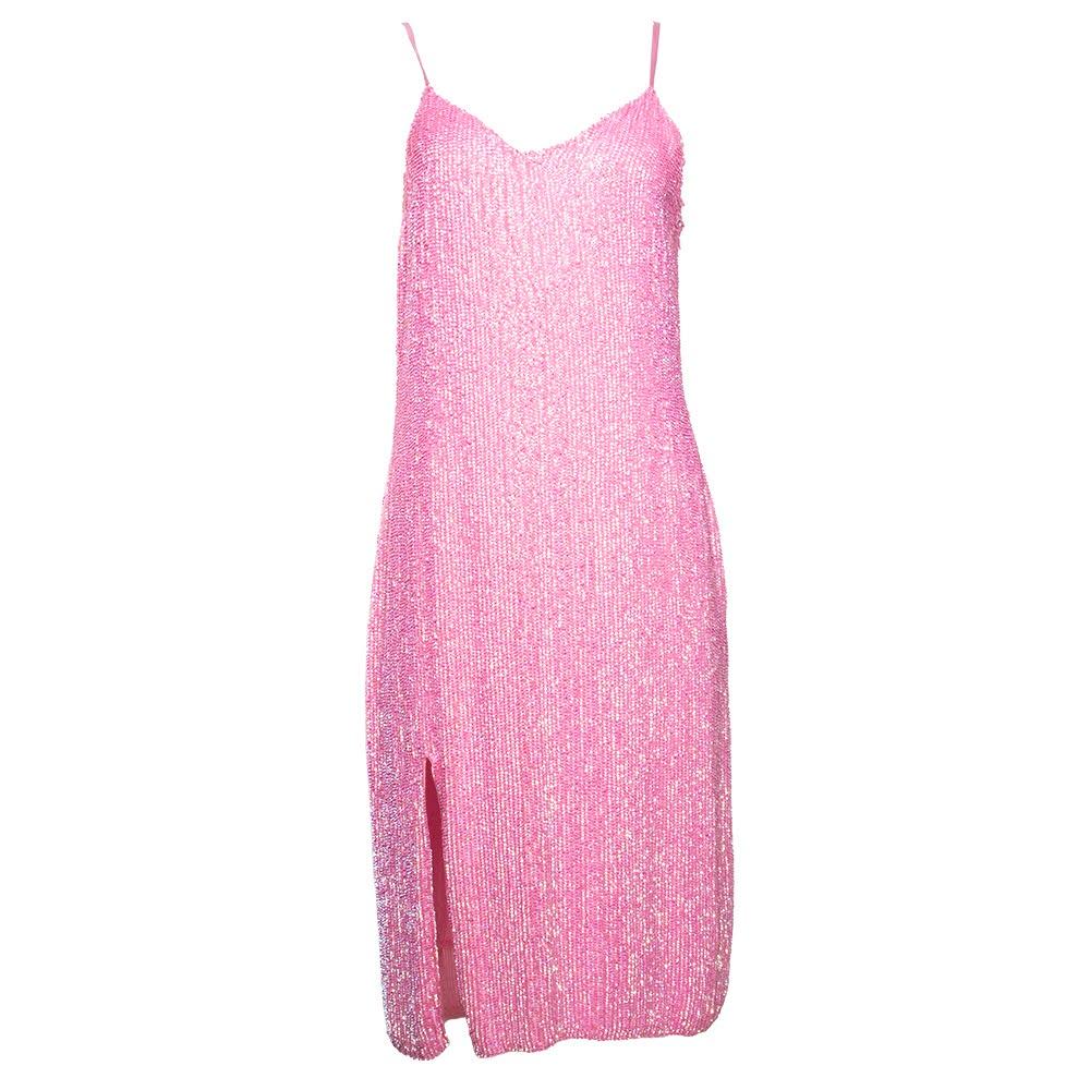 New Intermix Size Xs Pink Sequin Dress