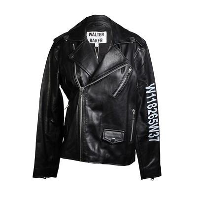 New Walter Baker Size Medium Leather Biker Jacket