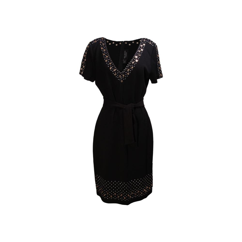  St.John Size Medium Couture Black Label Dress