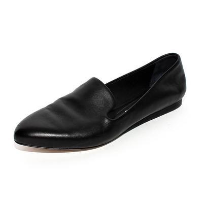 Veronica Beard Size 38 Black Leather Loafers