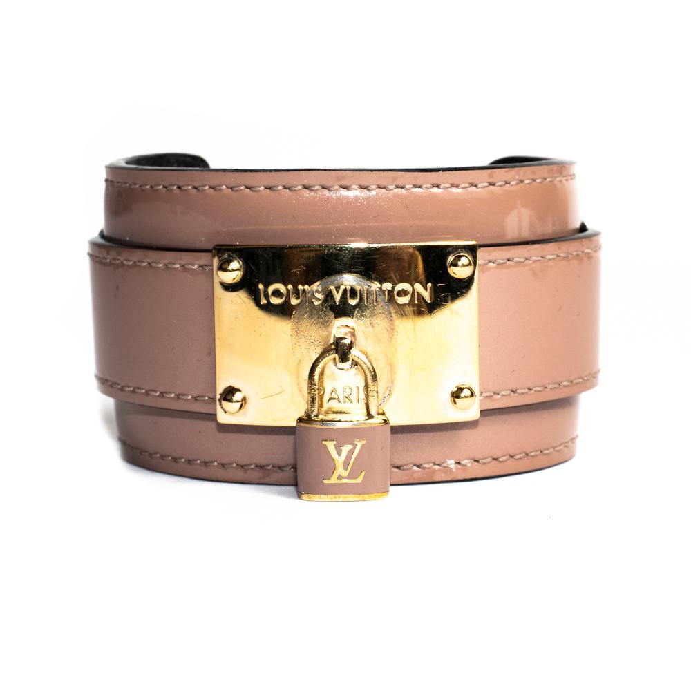  Louis Vuitton Tan Epi Patent Leather Wrap