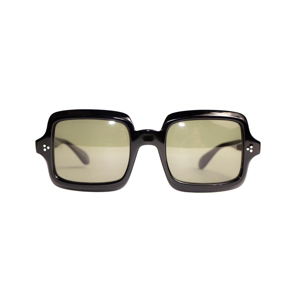  Oliver Peoples Black Square Frame Sunglasses