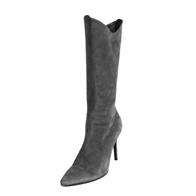 Helmut Lang Size 40 Grey Suede Boot