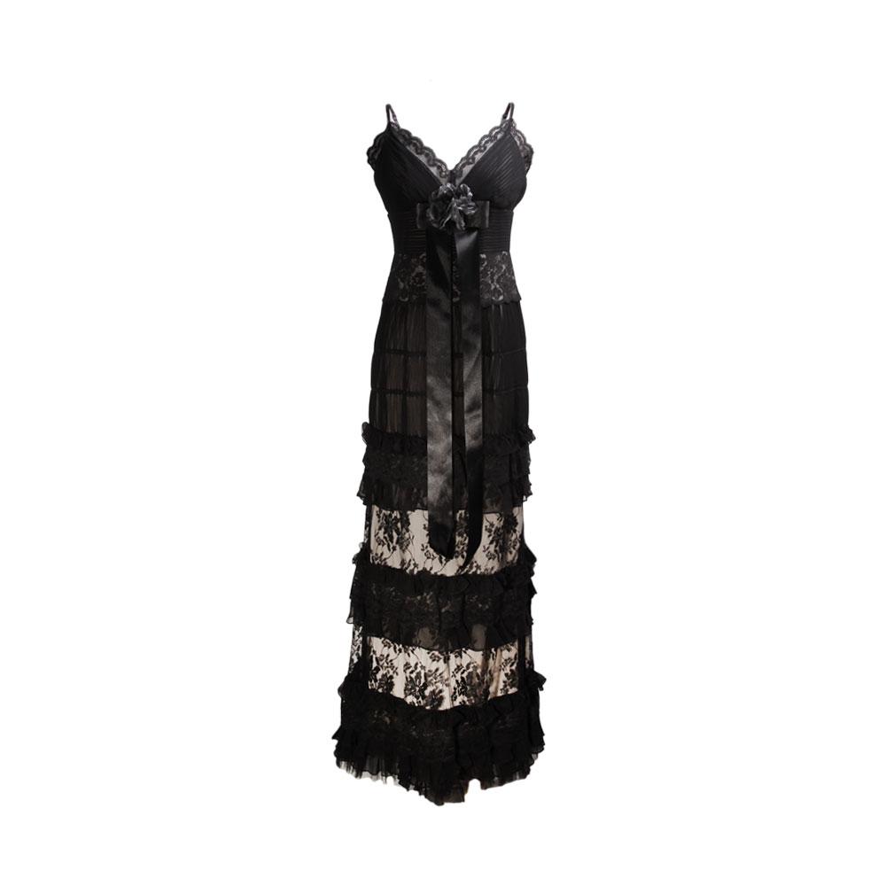  Baskin Black Label Size 6 Maxi Dress