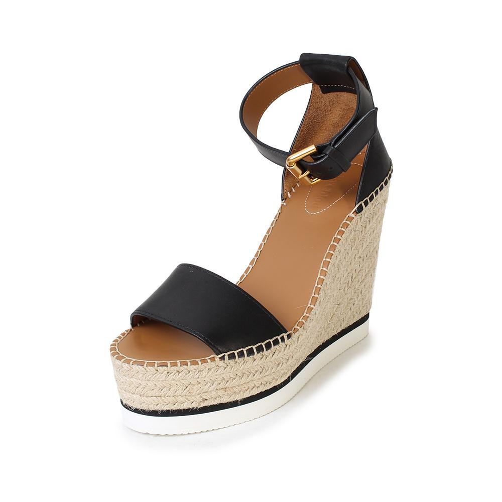  See By Chloe Size 39 Espadrille Wedge