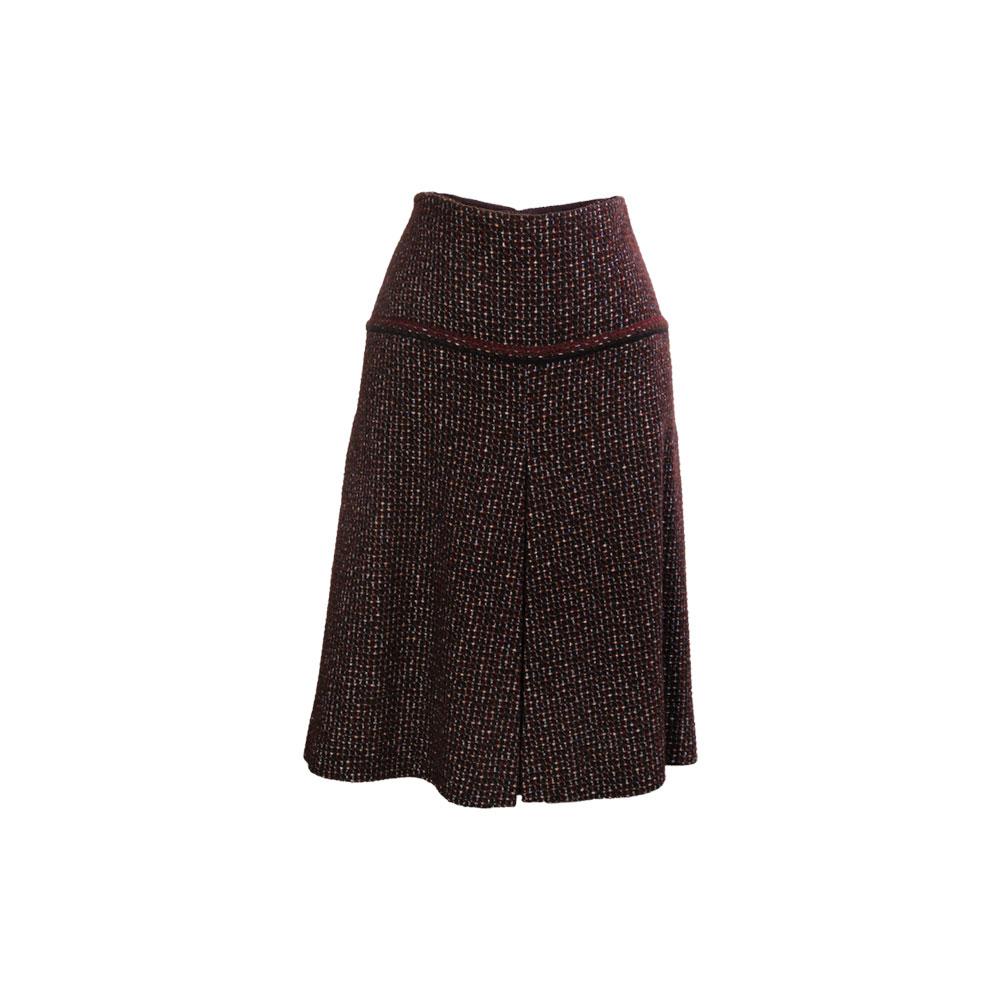 Chanel Size 40 Vintage 2002 Boucle Skirt