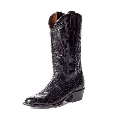  Prada Size 37 Black Leather Short Boots